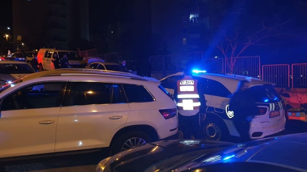 זירת האירוע בחיפה