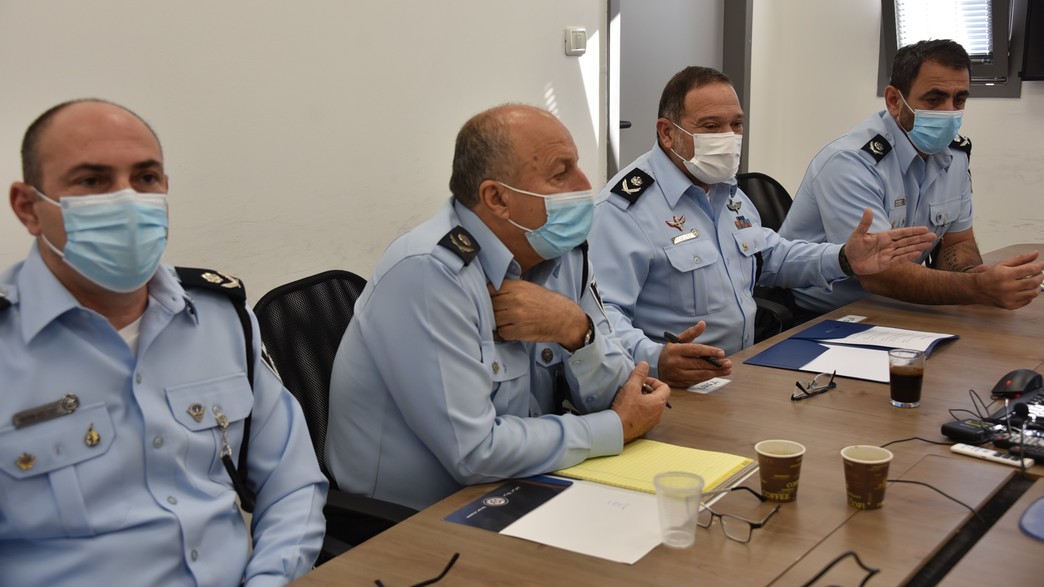 מ"מ מפכ״ל המשטרה, ניצב יעקוב שבתאי, בתחנת ירדן