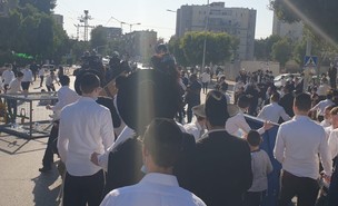 מהומות חרדים באשדוד (צילום: ישי יחיאל)