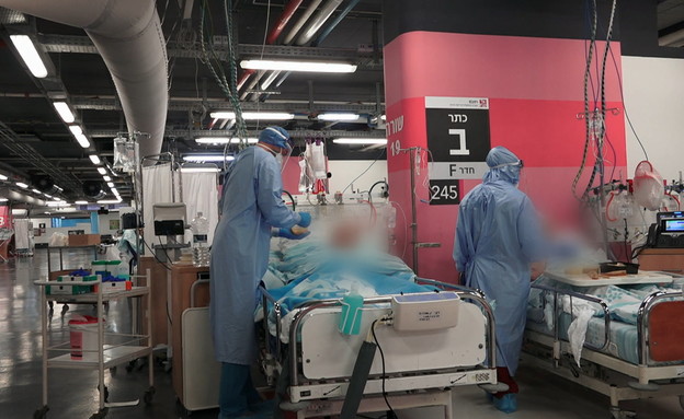 הקורונה ברמב"ם (צילום: החדשות 12) הקורונה ברמב"ם (צילום: החדשות 12)