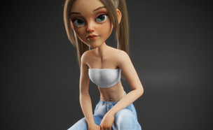 AYZY דמות אנימציה של אנה זק (צילום: מתוך הפרופיל של אנה זק, מתוך instagram)