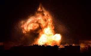 תקיפה בסוריה, ארכיון (צילום: ARIS MESSINIS/AFP, GettyImages)