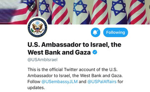 חשבון הטוויטר של שגריר ארהב בישראל  (צילום: טוויטר)