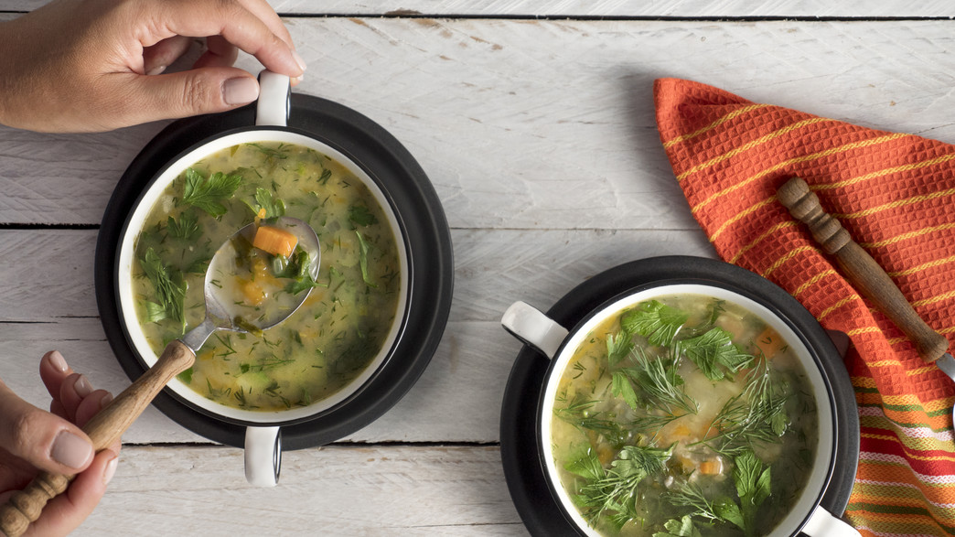 מרק ירקות עם קוואקר מרק ירקות עם קוואקר