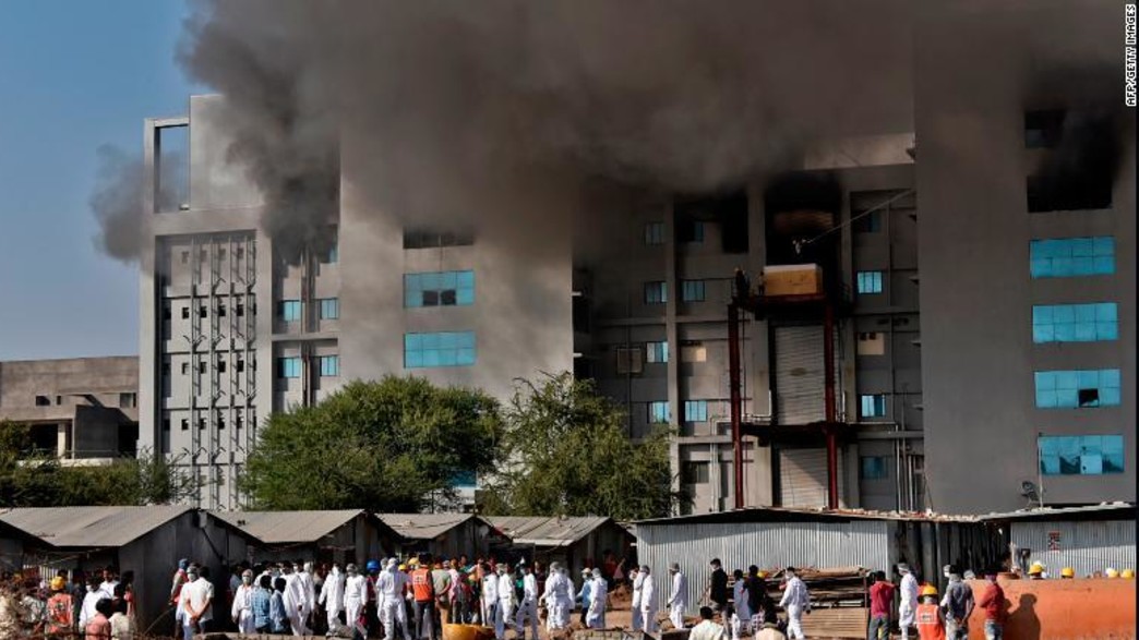 שרפה במפעל ייצור החיסונים הגדול בעולם שרפה במפעל ייצור החיסונים הגדול בעולם