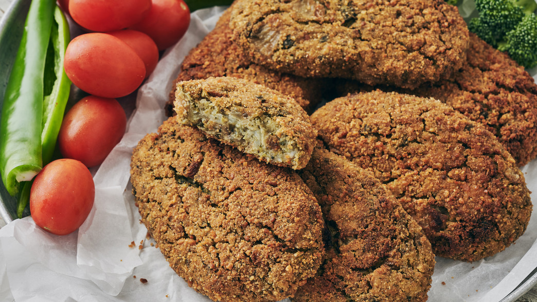 שניצל ברוקולי טבעוני ללא גלוטן