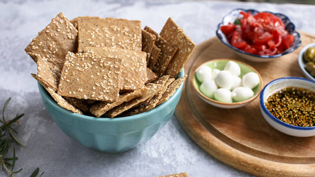 קרקרים בריאים