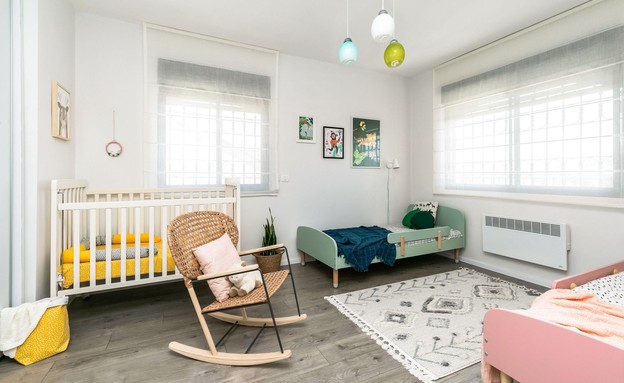 חדרי ילדים משותפים, עיצוב אורית וילקר (צילום: יאנה דודלר באדיבות רשת השטיח האדום)