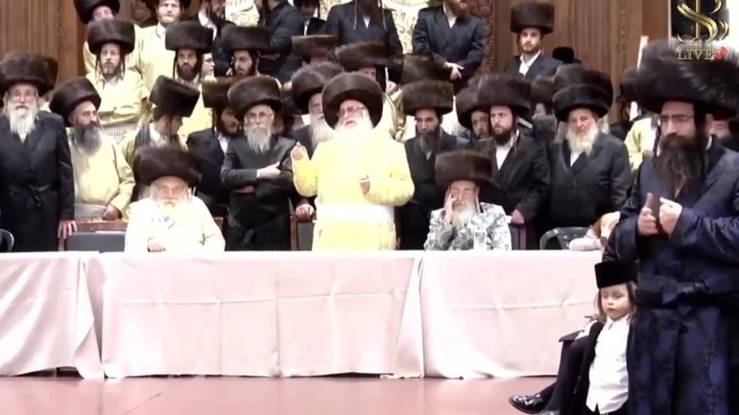 חתונת נכדי האדמורים מצאנז ותולדות אהרן  בנתניה חתונת נכדי האדמורים מצאנז ותולדות אהרן  בנתניה