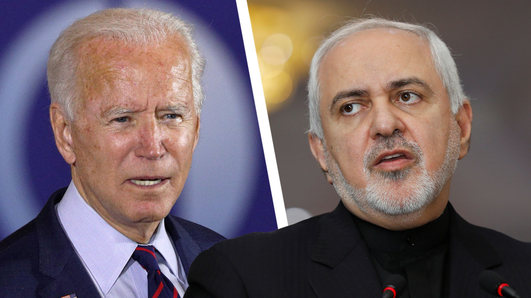 ביידן ושר החוץ האירני זריף ביידן ושר החוץ האירני זריף