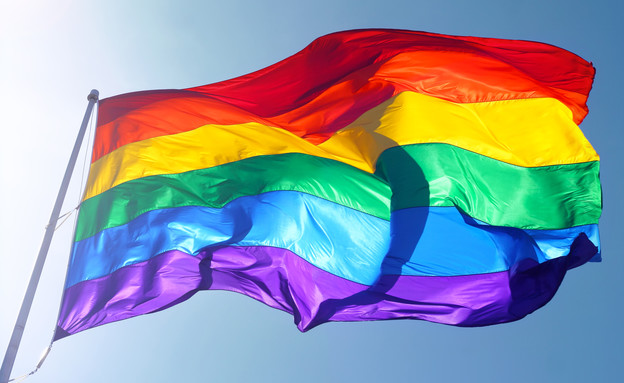 דגל הגאווה (צילום: Natasha Kramskaya, Shutterstock)