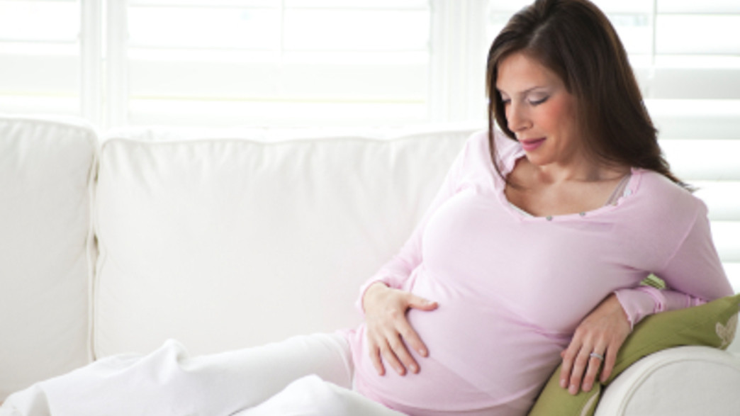 אישה בהריון על הספה- המדריך להריונית הנודניקית
