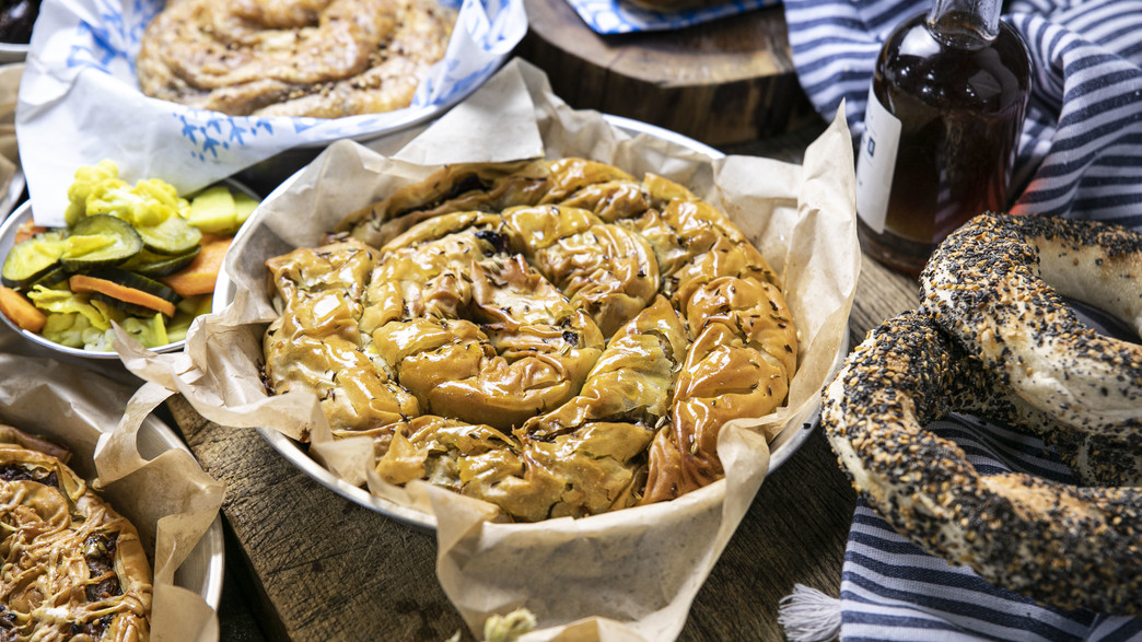 מאפה בשר יווני בגרקו מאפה בשר יווני בגרקו