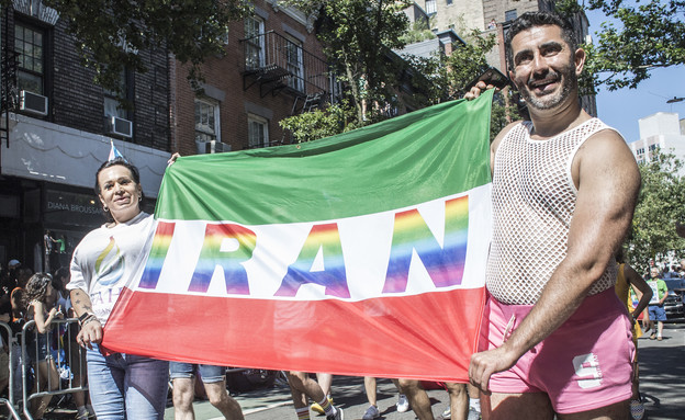 להט"ב איראנים, מצעד הגאווה בניו יורק 2019  (צילום: Bill Tompkins, GettyImages)