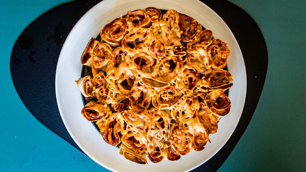 פיצה מטורטיות מגולגלות