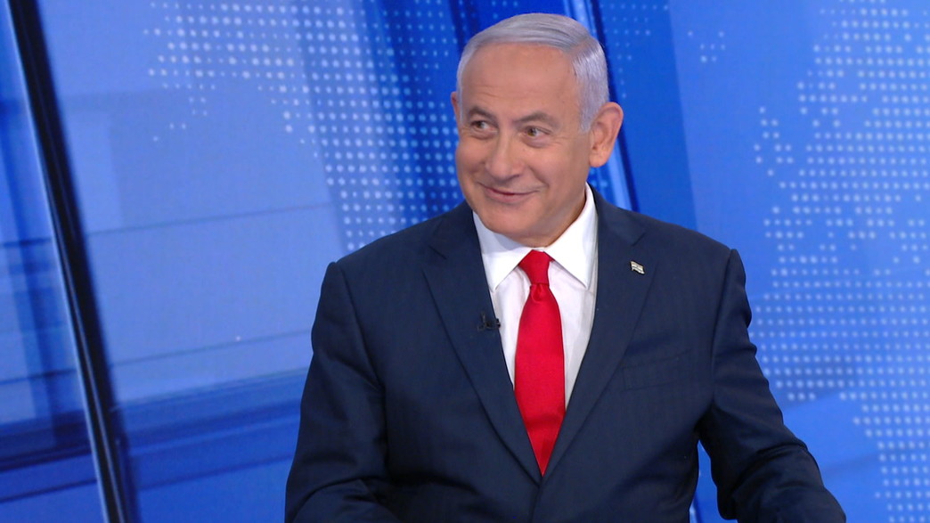 ראש הממשלה נתניהו באולפן