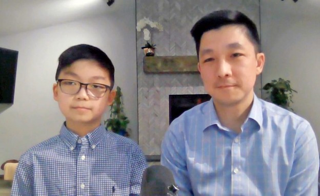 קיילב צ'אנג שהשתתף בניסוי החיסון נגד קורונה על ילדים בני 12 עד 15