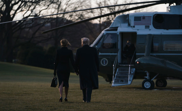 טראמפ ומלניה (צילום: Eric Thayer Getty Images)