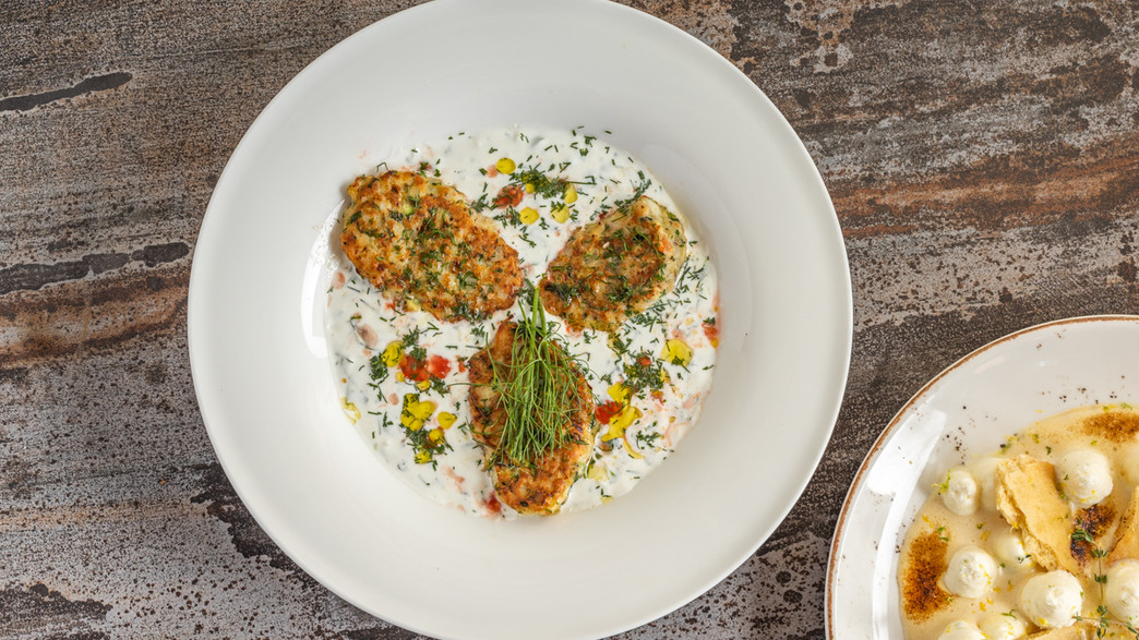 קציצות דגים ביוגורט