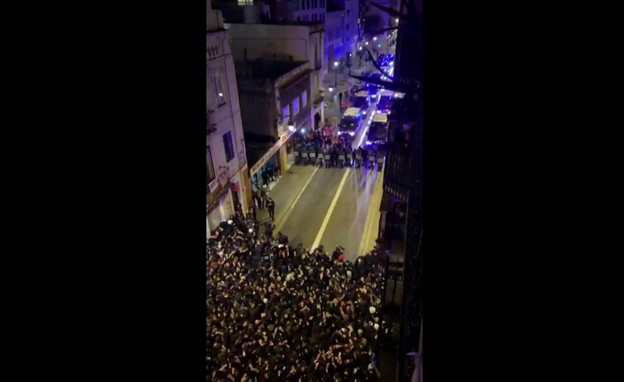 התפרעויות בספרד בעקבות מעצר ראפר (צילום: reuters)