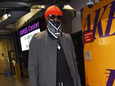 לברון לפני ההתמודדות (Getty)