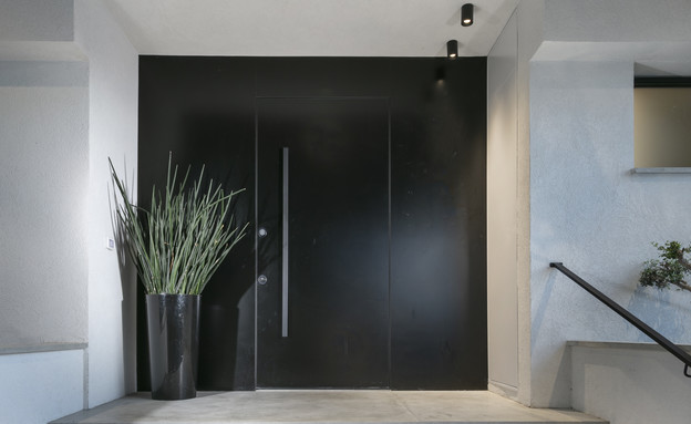 דלתות שחורות, ג, עיצוב אדריכל רון שפיגל (צילום: אלעד גונן)