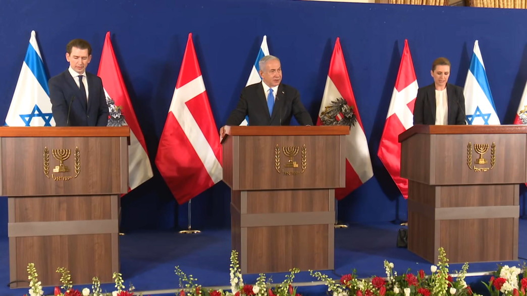 ראש הממשלה נתניהו, קנצלר אוסטריה וראש ממשלת דנמרק