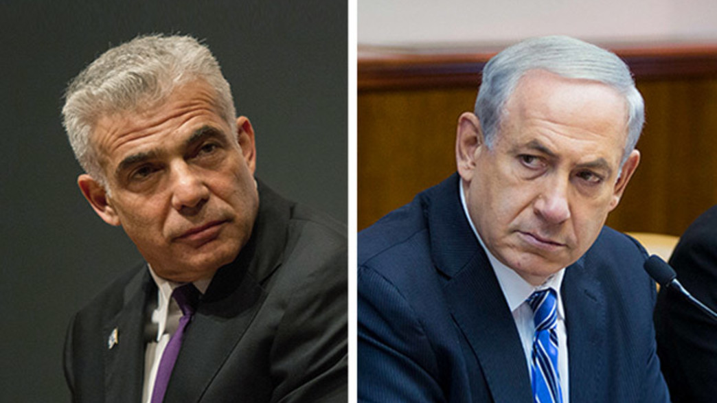 יאיר לפיד, בנימין נתניהו 