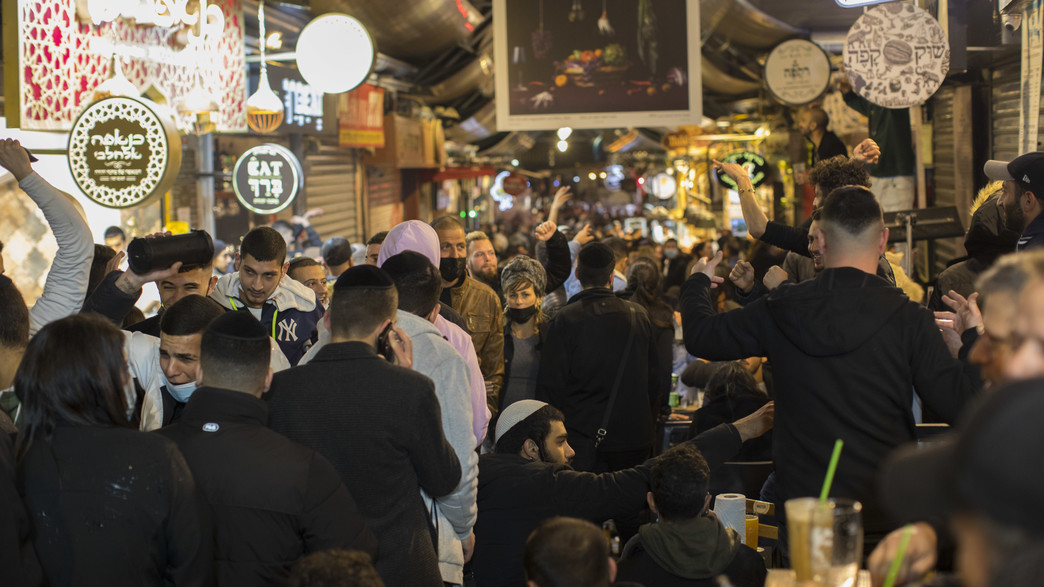 מחנה יהודה ירושלים (צילום: אוליביה פיטוסי/פלאש90)