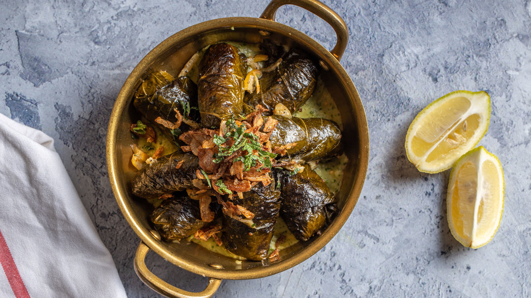 עלי גפן וקרם חציל - אסף דיי