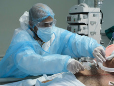 חולה קורונה מאושפז