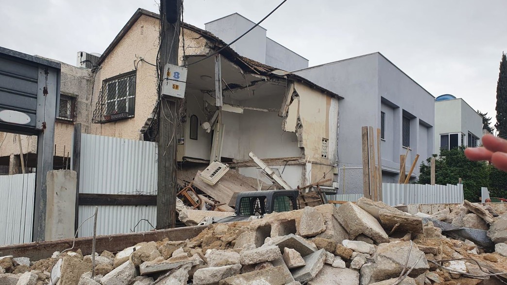 המבנה שקרס בחולון