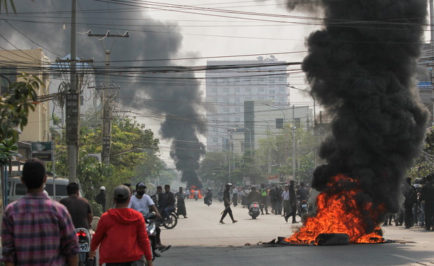 מהומות קטלניות במיאנמר (צילום: רויטרס)