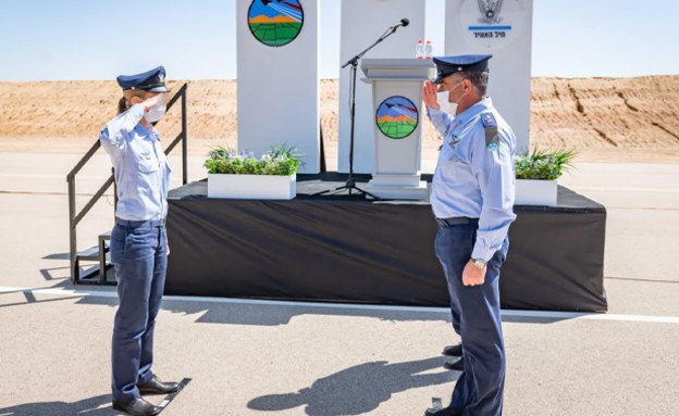 קליטת מטוס ״אורון" (צילום: דובר צה''ל, דובר צה"ל)