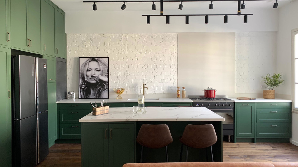 מטבח ירוק, עיצוב שירי הלר שוורץ מטבח ירוק, עיצוב שירי הלר שוורץ