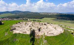 תל מגידו (צילום:  StockStudio Aerials, shutterstock)