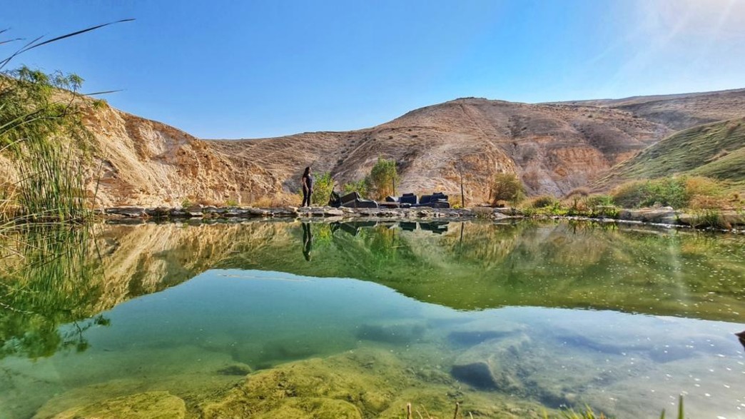 אגם מצפה יריחו (צילום: יפעת חן כהן)