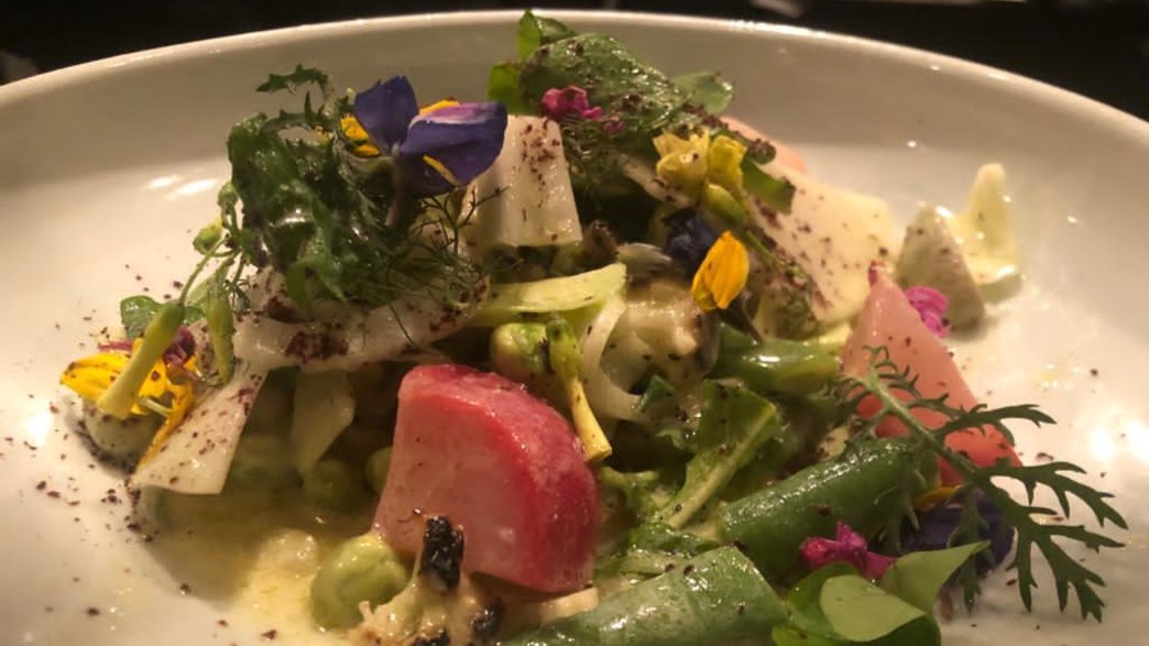 סלט עונתי במסעדת ברוט