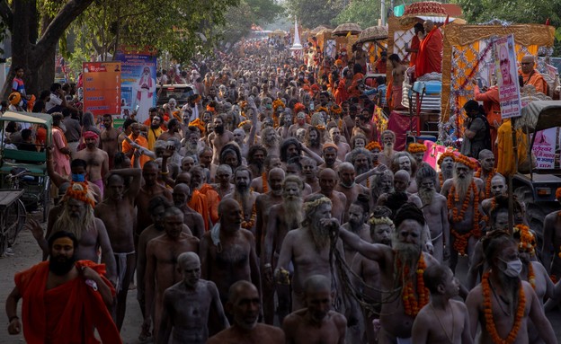 פסטיבל הקומבה מלה בהודו (צילום: רויטרס_)