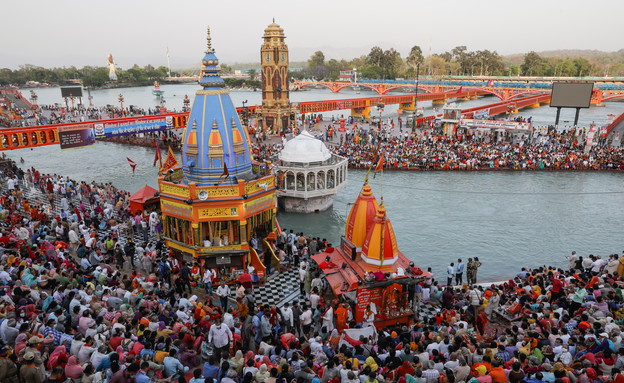 פסטיבל הקומבה מלה בהודו (צילום: רויטרס_)
