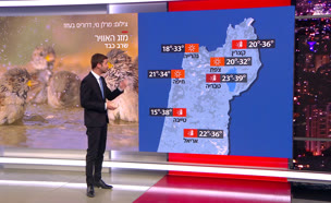 תחזית מזג האוויר (צילום: חדשות)