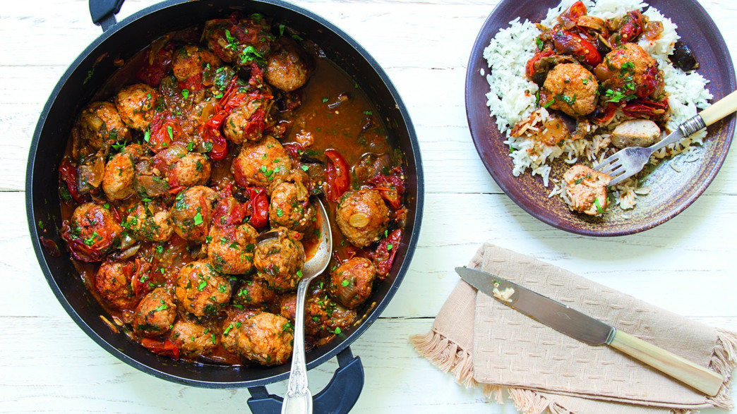 קציצות קימל וחצילים