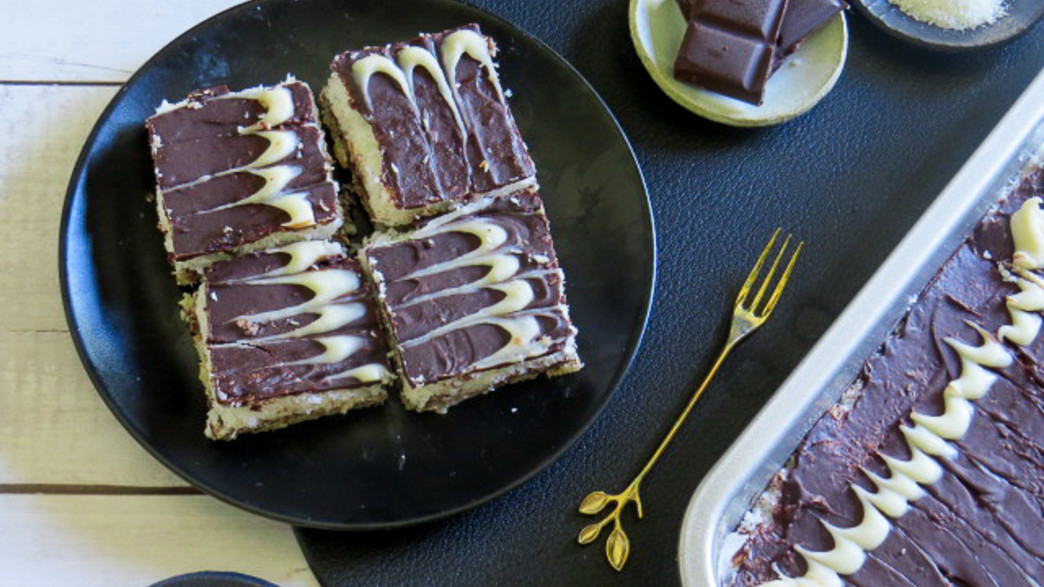 קינוח קוקוס, פצפוצי אורז ושוקולד