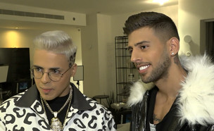 סטטיק ובן אל בראיון לג'יימס קורדן (צילום: מתוך 