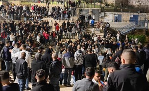 מהומות בשער שכם (צילום: החדשות)