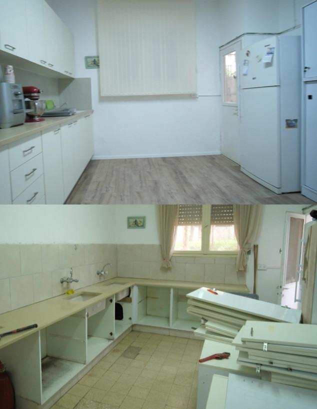 לפני ואחרי - סניף ויצו חדרה (צילום: ניר אזולאי)