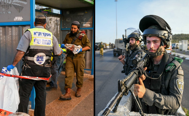 פיגוע בשומרון (צילום: אייל מרגולין, פלאש/90 )