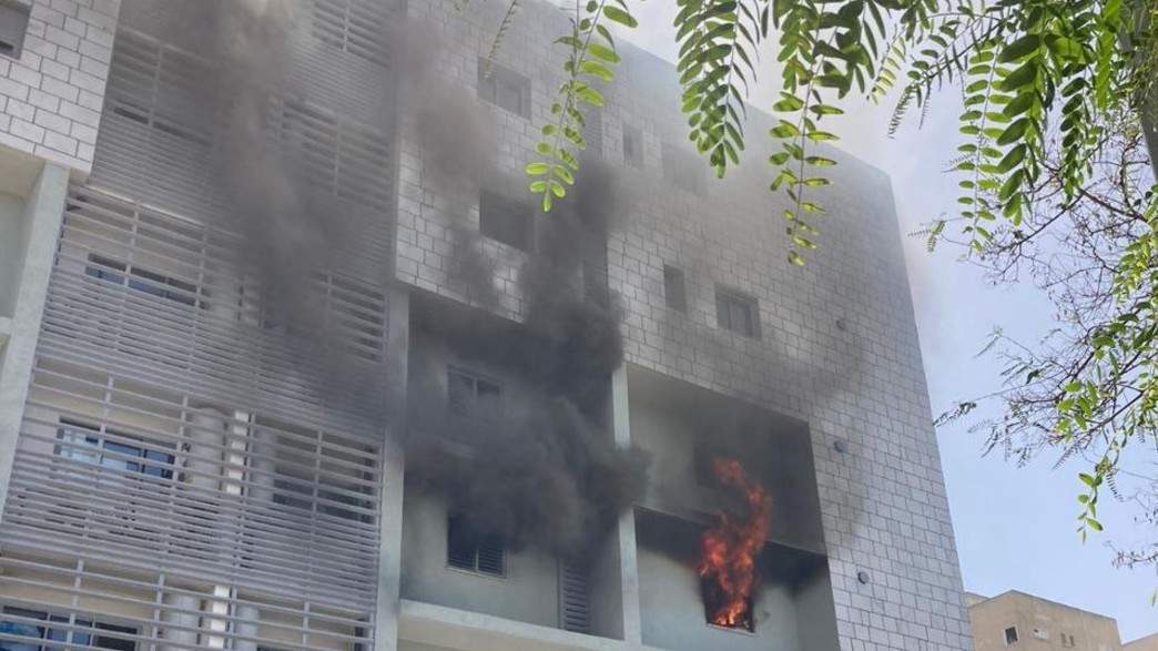 שרפה בחולון