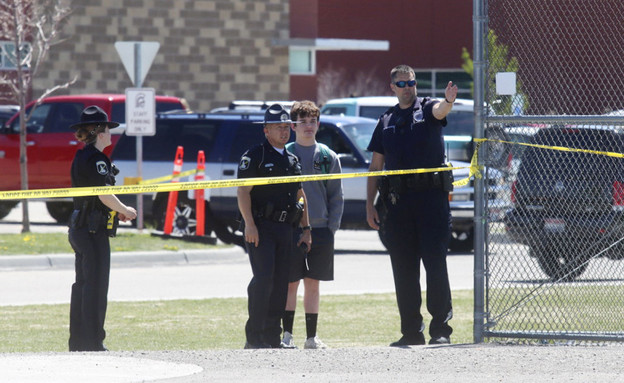 ירי בבית הספר באיידהו, ארה"ב (צילום: AP)
