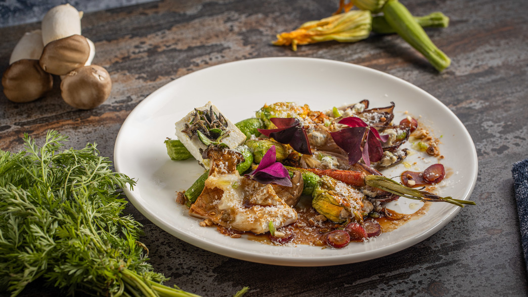 צלחת גבינות וירקות צלויים - עדי ויינברג